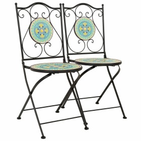 Chaise Alexandra House Living Noir 38 x 92 x 38 cm 2 Unités de Alexandra House Living, Chaises de table de jardin - Réf : D16...