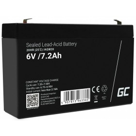 Batería para SAI Green Cell AGM39 7200 mAh 6 V de Green Cell, Reemplazos de batería para sistemas de alimentación ininterrump...