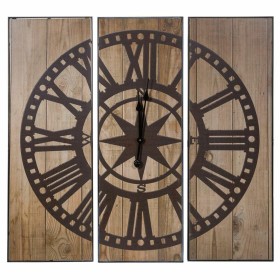 Wall Clock DKD Home Decor Black Copper Silver Aluminium Plastic Modern 30 x 4 x 30 cm (2 Units) | Tienda24 Tienda24.eu