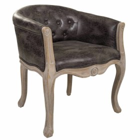 Hocker Alexandra House Living Champagner Metall Schwamm Holz MDF 41 x 47 x 41 cm | Tienda24 Tienda24.eu