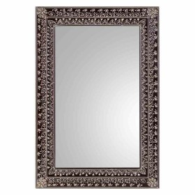 Wall mirror Alexandra House Living White Brown MDF Wood 1 x 62 x 42 cm by Alexandra House Living, Wall-Mounted Mirrors - Ref:...