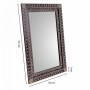 Miroir mural Alexandra House Living Blanc Marron Bois MDF 1 x 62 x 42 cm | Tienda24 - Global Online Shop Tienda24.eu