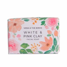 Natural Soap Bar White & Pink Clay Vera & The Birds White Pink