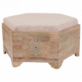 Bench DKD Home Decor  Pink Polyester Velvet MDF Wood (88 x 53 x 47,76 cm) | Tienda24 - Global Online Shop Tienda24.eu