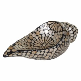 Decorative Figure Alexandra House Living Black Cream Ceramic Capiz Snail 16 x 15 x 42 cm by Alexandra House Living, Collectab...