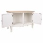 Meuble d'Entrée Alexandra House Living Blanc verre Bois d'épicéa Bois MDF 36 x 56 x 83 cm | Tienda24 Tienda24.eu