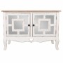 Meuble d'Entrée Alexandra House Living Blanc verre Bois d'épicéa Bois MDF 36 x 56 x 83 cm | Tienda24 Tienda24.eu