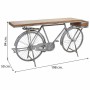 Recibidor Alexandra House Living Bike Plateado Madera Hierro 50 x 94 x 198 cm | Tienda24 Tienda24.eu