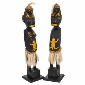 Deko-Figur Romimex Bunt Harz Afrikanerin Vase 11 x 46 x 8 cm | Tienda24 Tienda24.eu