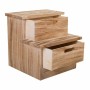 Banqueta Alexandra House Living Madera de Paulonia 34 x 34 x 34 cm Escalera | Tienda24 Tienda24.eu