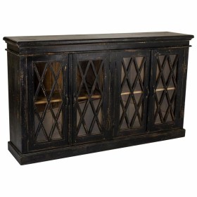 Buffet Alexandra House Living Noir verre Bois de manguier 40 x 100 x 170 cm de Alexandra House Living, Buffets, crédences et ...