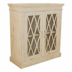 Meuble d'Entrée Alexandra House Living Blanc verre Fer Bois de manguier 40 x 100 x 90 cm de Alexandra House Living, Tables - ...