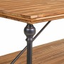 Centre Table Alexandra House Living Brown Black Grey Iron Fir wood 60 x 50 x 121 cm | Tienda24 Tienda24.eu