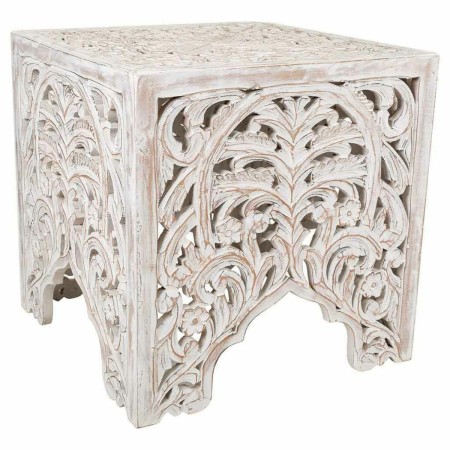 Centre Table Alexandra House Living White Mango wood MDF Wood 38 x 38 x 38 cm by Alexandra House Living, Tables - Ref: D16317...