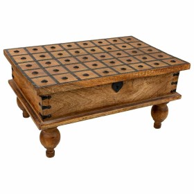 Chest Alexandra House Living Brown Metal Mango wood 40 x 30 x 60 cm Traditional style by Alexandra House Living, Trunks - Ref...