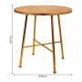 Centre Table Alexandra House Living Golden Iron 60 x 60 x 60 cm | Tienda24 Tienda24.eu