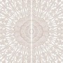 Wall Decoration Alexandra House Living White MDF Wood 2 x 120 x 120 cm by Alexandra House Living, Sculptures - Ref: D1631766,...