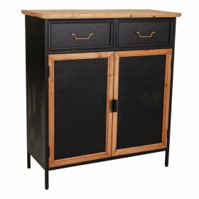 Meuble d'Entrée avec Tiroirs Alexandra House Living Marron Noir Fer Bois de manguier 41 x 77 x 121 cm | Tienda24 Tienda24.eu