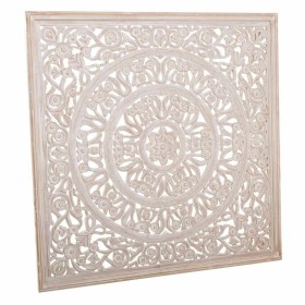 Wall Decoration Alexandra House Living White MDF Wood 4 x 120 x 120 cm by Alexandra House Living, Sculptures - Ref: D1631772,...