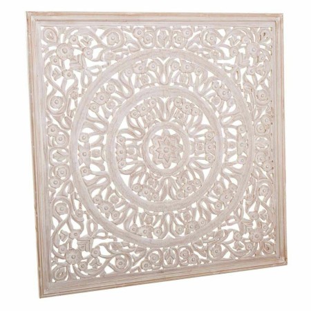 Wall Decoration Alexandra House Living White MDF Wood 4 x 120 x 120 cm by Alexandra House Living, Sculptures - Ref: D1631772,...