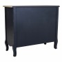 Hall Table with Drawers Alexandra House Living Black Glass Fir wood MDF Wood 36 x 72 x 83 cm | Tienda24 Tienda24.eu