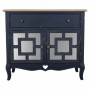 Hall Table with Drawers Alexandra House Living Black Glass Fir wood MDF Wood 36 x 72 x 83 cm | Tienda24 Tienda24.eu