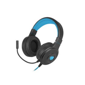 Auricolari con Microfono Fury NFU-1585 Azzurro Nero di Fury, Cuffie per PC - Rif: S91107130, Prezzo: 15,38 €, Sconto: %