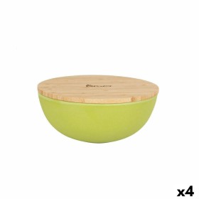 Bowl Percutti Melamin Brown Green 18,9 x 18,9 x 8,5 cm Bamboo