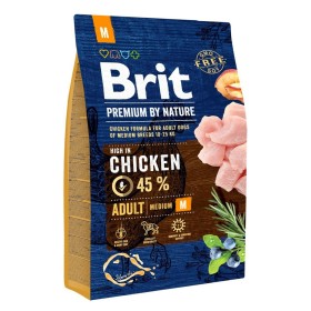 Nourriture Brit Premium by Nature Adult Adulte Poulet 8 kg de Brit, Sèche - Réf : S9111191, Prix : 29,17 €, Remise : %