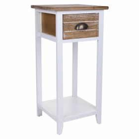 Mesita de Noche DKD Home Decor Blanco Madera MDF 45 x 40 x 55 cm | Tienda24 Tienda24.eu