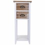 Table de Nuit Alexandra House Living Blanc 30 x 73 x 30 cm | Tienda24 Tienda24.eu