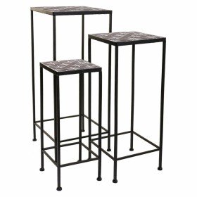 Soporte para Maceta Alexandra House Living Negro Hierro Azulejo Bicicleta 23 x 36 x 53 cm | Tienda24 Tienda24.eu