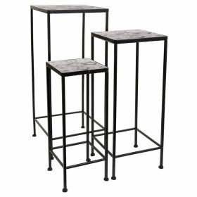 Flower Pot Stand Sauvic Ø 24 cm Galvanised | Tienda24 Tienda24.eu