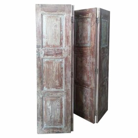 Folding screen DKD Home Decor 151 x 2,5 x 183 cm Mango wood Jute | Tienda24 Tienda24.eu