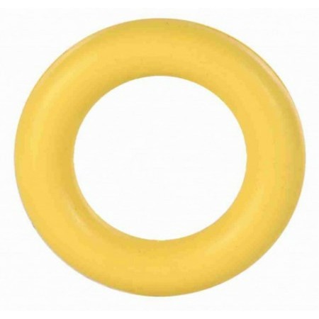 Dog toy Trixie Ring Yellow Rubber Natural rubber | Tienda24 - Global Online Shop Tienda24.eu