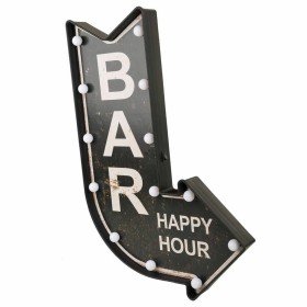 Wall Plate Alexandra House Living Beer Blue Iron 27 x 5 x 65 cm Lighting | Tienda24 Tienda24.eu