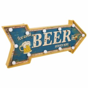 Wandsteckdose Alexandra House Living Beer Blau Eisen 27 x 5 x 65 cm Be