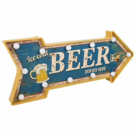 Wandsteckdose Alexandra House Living Beer Blau Eisen 27 x 5 x 65 cm Beleuchtung | Tienda24 Tienda24.eu