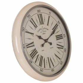 Reloj de Pared Romimex Beige Plástico 30 x 30 x 2 cm | Tienda24 Tienda24.eu