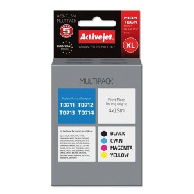 Tinteiro de Tinta Original Activejet AEB-715N Preto/Ciano/Magenta/Amarelo 3 de Activejet, Toners e tinta de impressora - Ref:...