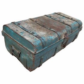 Valise décorative Alexandra House Living Bleu Fer Style artisanal 34 x 23 x 64 cm de Alexandra House Living, Boîtes et coffre...