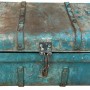 Dekorativer Koffer Alexandra House Living Blau Eisen Handwerks-Stil 34 x 23 x 64 cm | Tienda24 - Global Online Shop Tienda24.eu