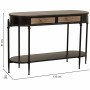 Recibidor con Cajones Alexandra House Living Marrón Metal 41 x 81 x 125 cm | Tienda24 Tienda24.eu