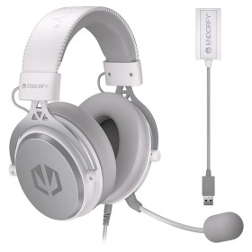 Casques avec Microphone Endorfy VIRO Plus USB Onyx Blanc de Endorfy, Écouteurs avec microphones - Réf : S9114292, Prix : 80,4...