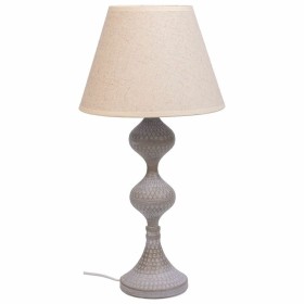 Lampe de bureau Home ESPRIT Beige Naturel Bois de manguier 50 W 220 V 60 x 20 x 75 cm | Tienda24 Tienda24.eu