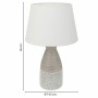 Lampe de bureau Alexandra House Living Argent Céramique 14 x 36 x 14 cm | Tienda24 Tienda24.eu