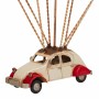 Figurine Décorative Alexandra House Living Jaune Fer ABS Ballon Voiture Parachute 17 x 31 x 18 cm | Tienda24 Tienda24.eu