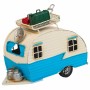 Figurine Décorative Alexandra House Living Bleu clair Fer ABS Camion Remorque 9 x 15 x 41 cm | Tienda24 Tienda24.eu