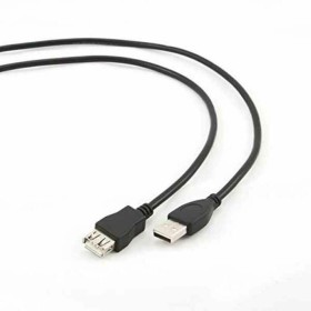 Câble Rallonge à USB GEMBIRD 1.8m USB 2.0 A M/FM (1,8 m) Noir 1,8 m de GEMBIRD, Câbles USB - Réf : S9115010, Prix : 1,68 €, R...