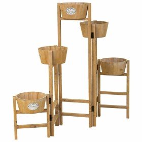 Soporte para Maceta Mica Decorations Ascot Soporte para Maceta Madera 48 x 33 x 33 cm | Tienda24 Tienda24.eu